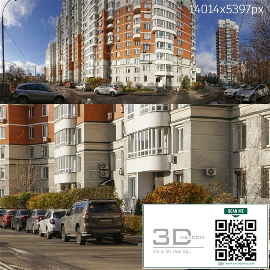 Panoramas of Moscow streets, collection No. 3