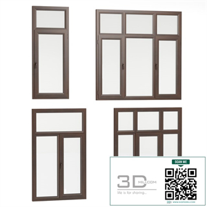 Rectangular windows, 4 sizes