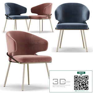 Upholstered Windsor Back Chair