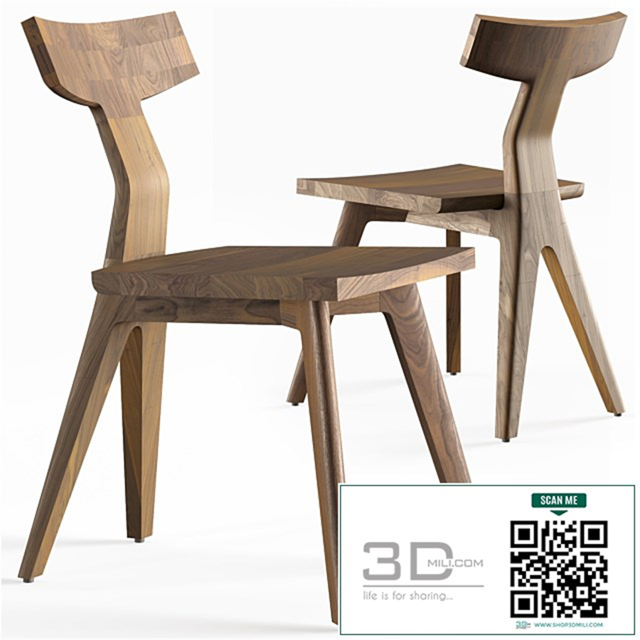 FIN DINING CHAIR by De La Espada