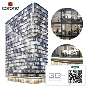 Modern office building 01