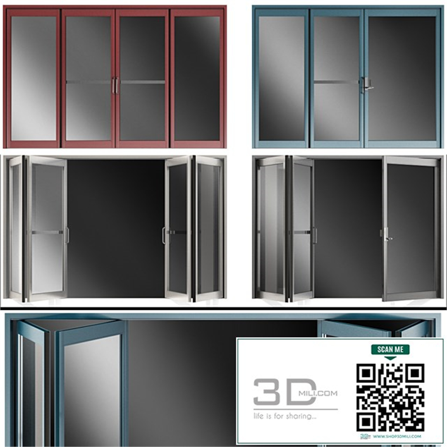 Folding Metal Automatic Door