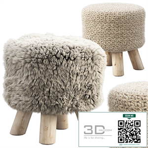 Joybird Yoli pouf (2 options)