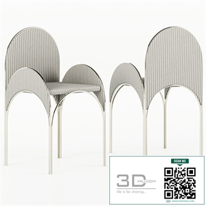 Hawa Beirut Fully Upholstered Chair