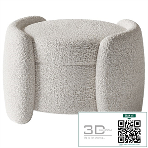 Calder Storage Ottoman - Crate and Barrel