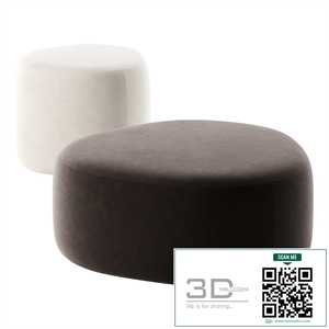 Wallis ottoman by Grazia & Co
