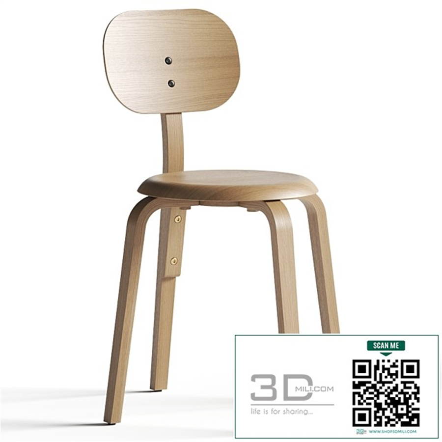 Menu Afteroom Plus Wooden Base Dining Chair