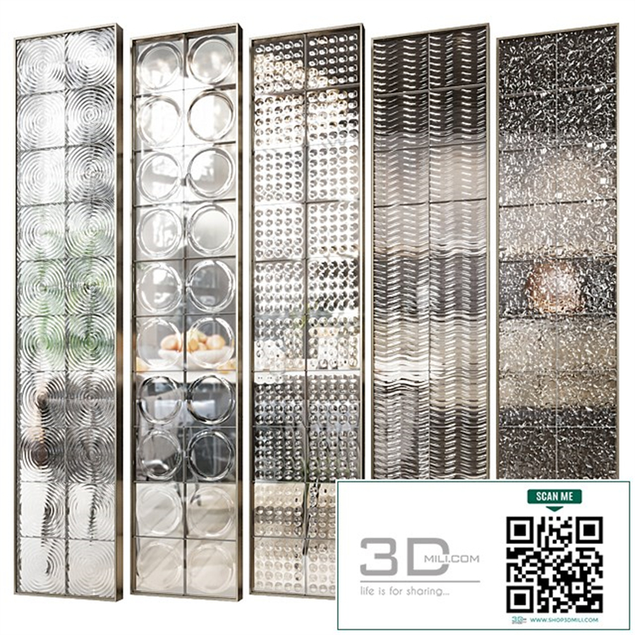 Glass block partition 5