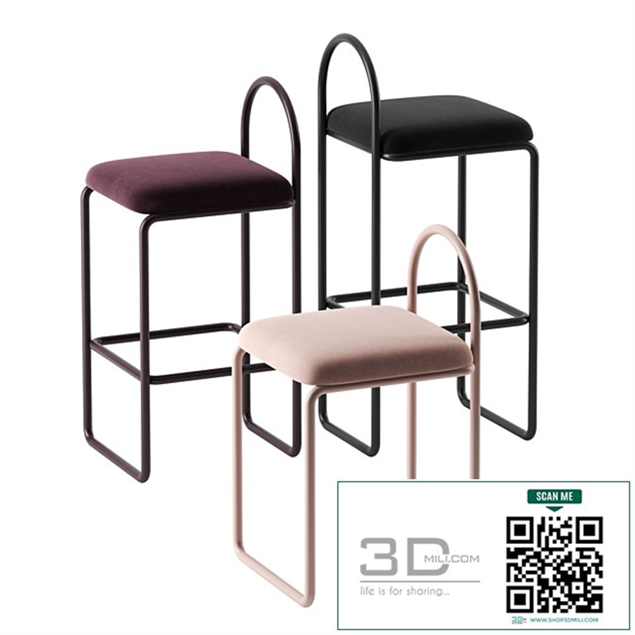 ANGUI stools by Aytm