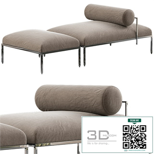 Gallotti, Radice Home Oly Bench and Pouffe