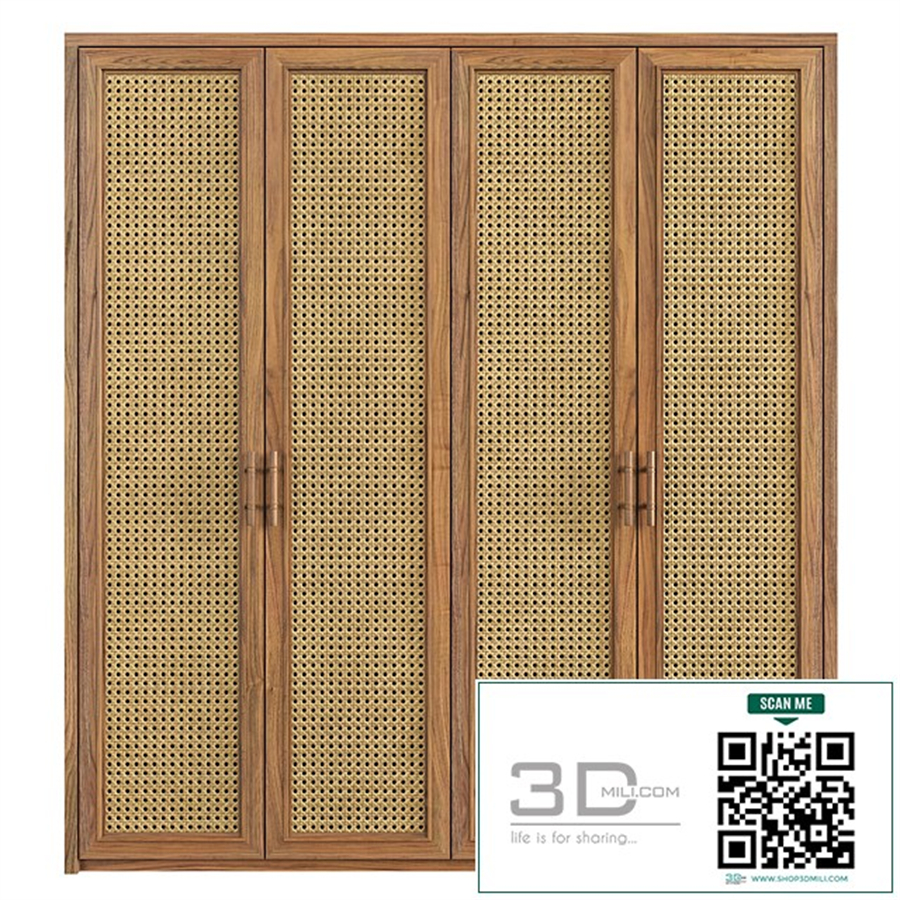 Rattan Wardrobe
