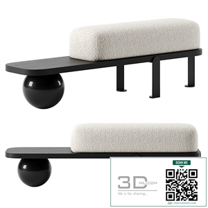 Goa Bench by LE BERRE VEVAUD