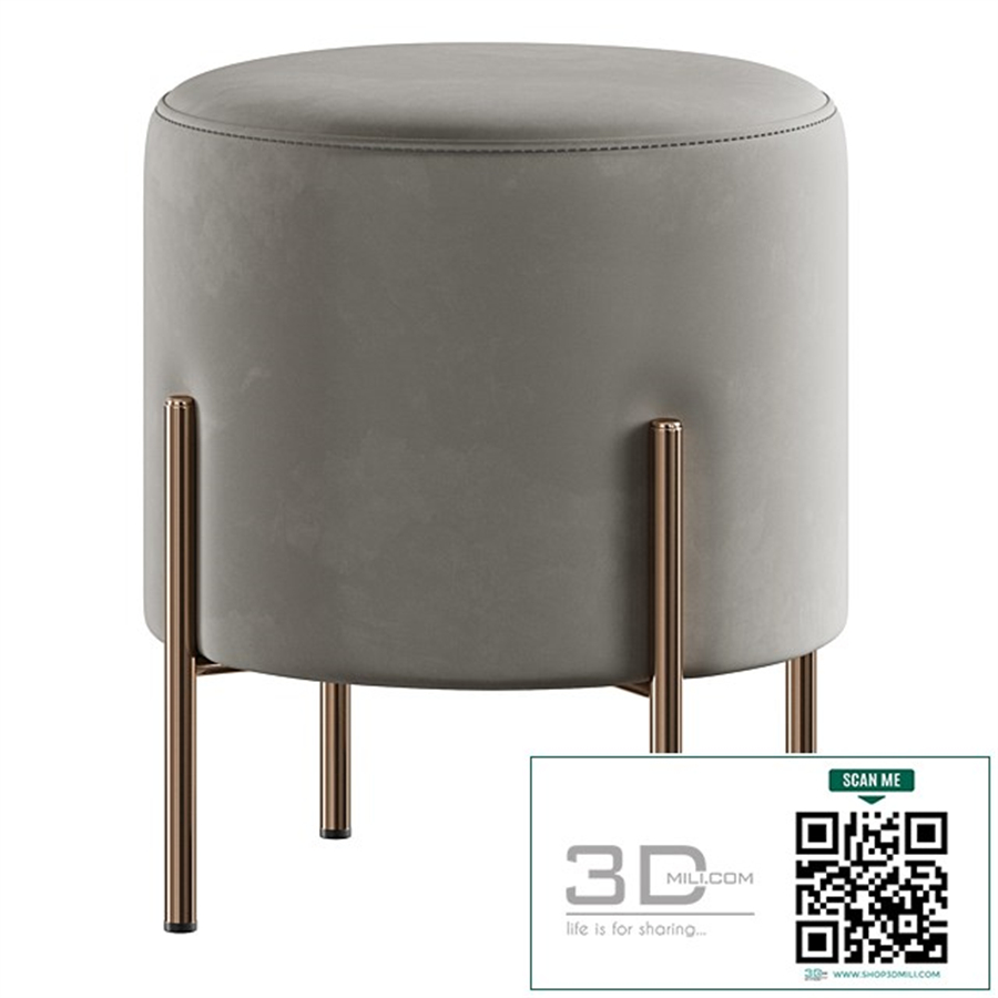 Pouf Gato Round by Cosmo