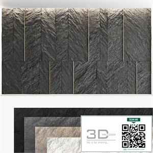 Decorative wall panel set 58