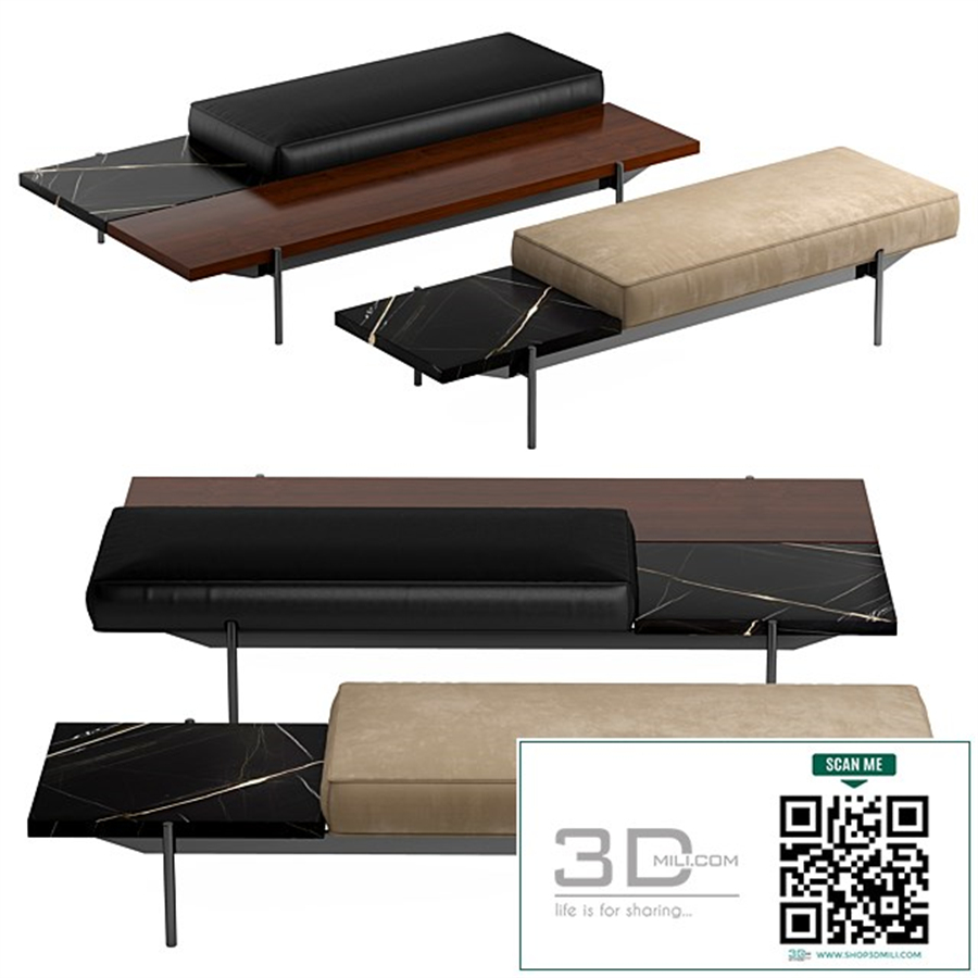 minotti Superquadra pouf 2021 collection