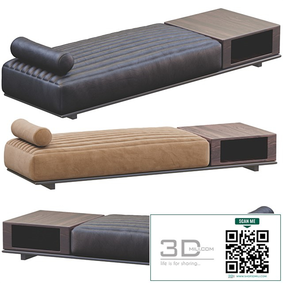 Chaise lounge roger by minotti