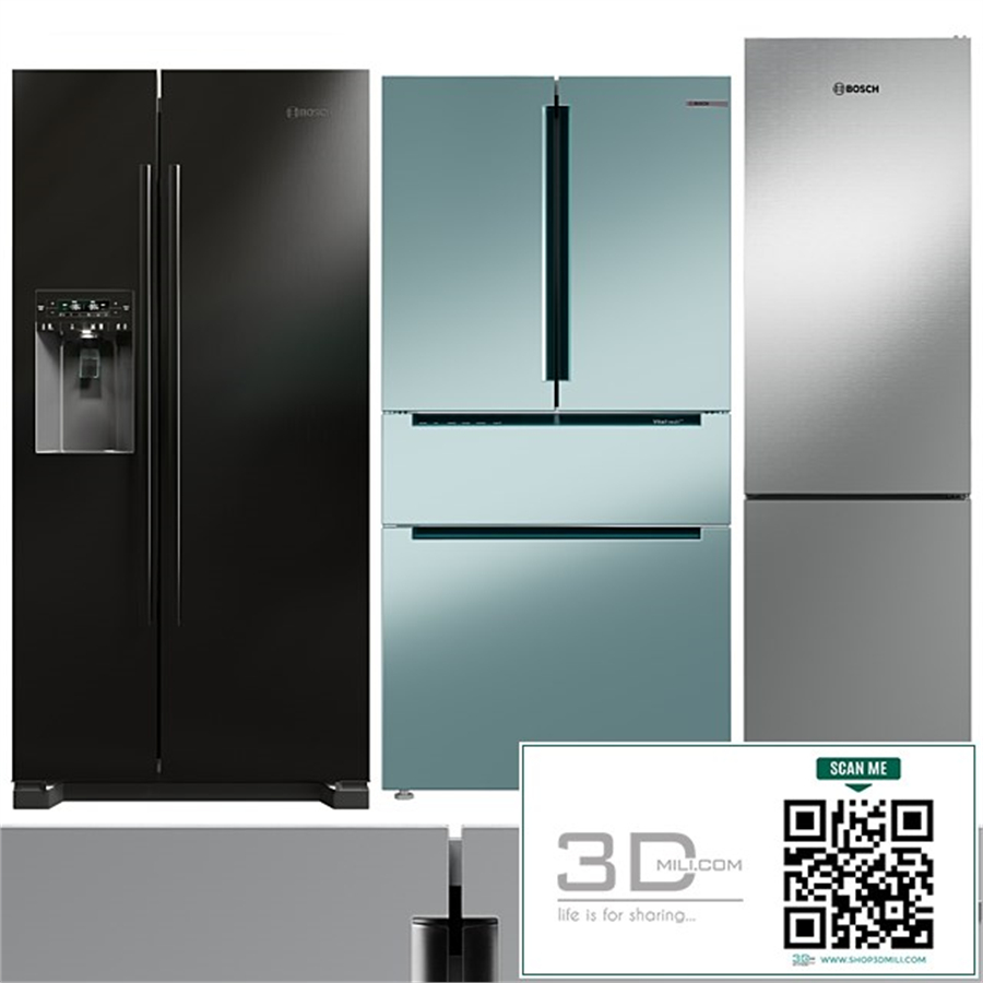 Collection Refrigerator Bosch set 01