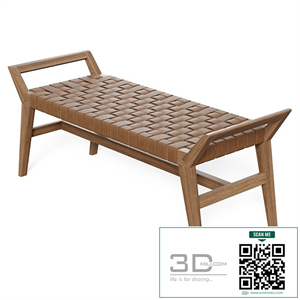 Danielle Leather Bench