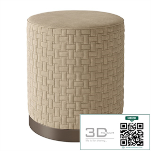 Artemest LA Parigina Pouf Tribeca Collection by Marco and Gulio Mantellassi