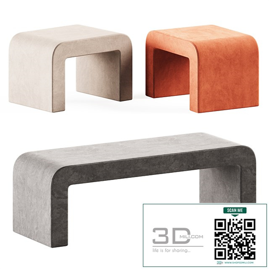 Reeno Benchh by Grazia & Co / Upholstered bench