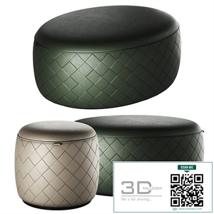 Poufs GRANT OVAL by POLTRONA FRAU