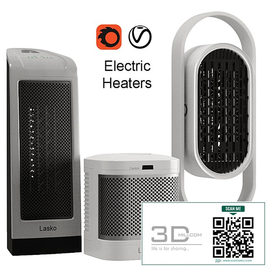 3 Electric Heaters