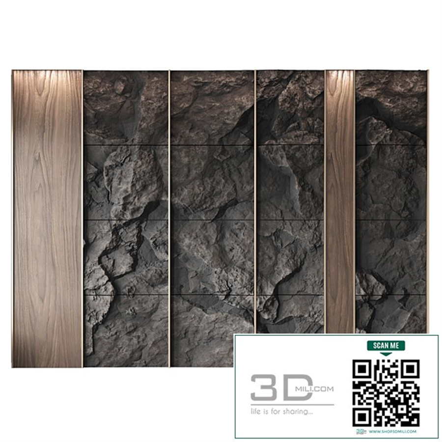 Wall rock panel №2