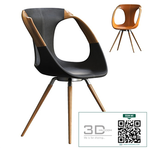 Leather chair By Tonon
