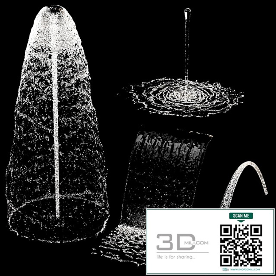 liquid water fountain