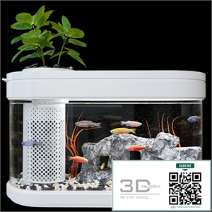 xiaomi geometry fish tank aquaponics ecosystem