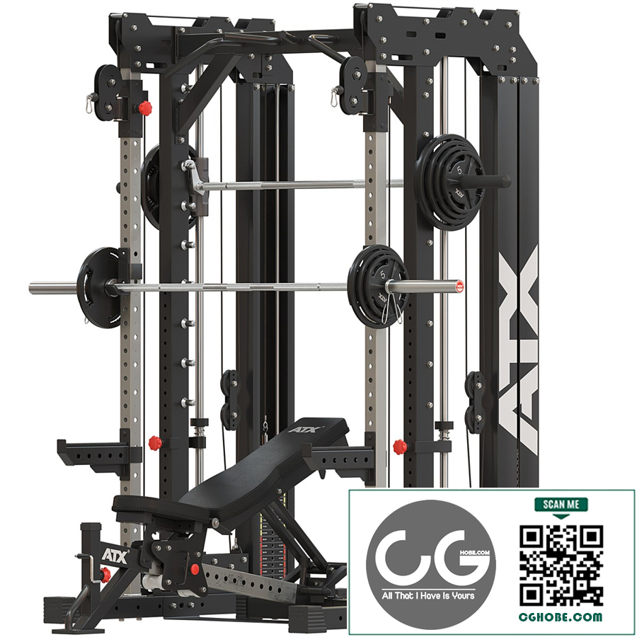 ATX_Smith Cable Rack Weight Stack