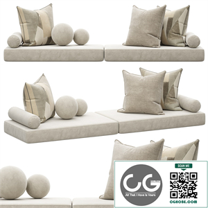 Set of decorative pillows 005