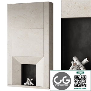 294 fireplace area decorative wall 12