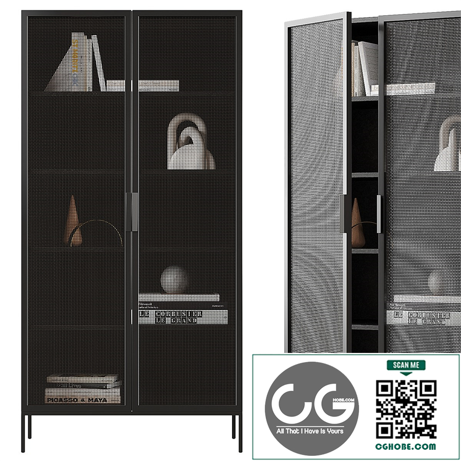 CB2 Trace Bookcase