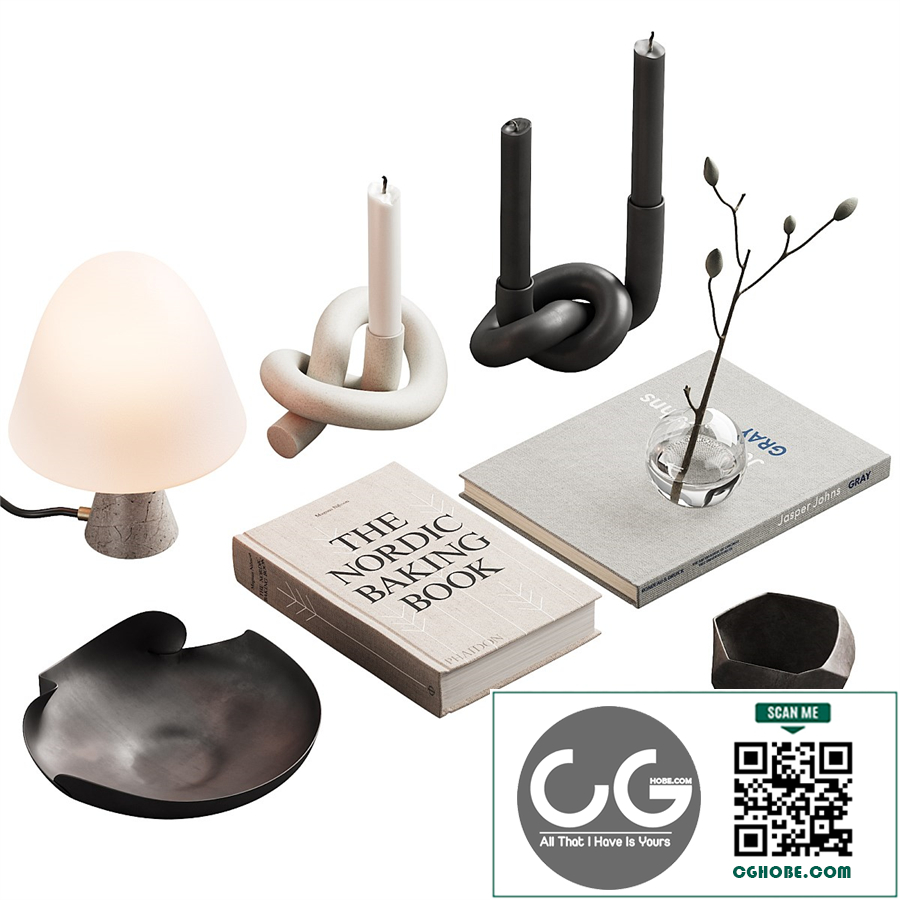 372 decorative set 040 japandi