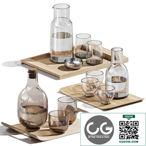 dishes tableware set 03