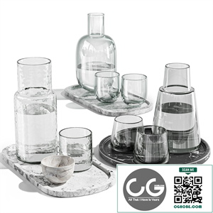 dishes tableware set 04