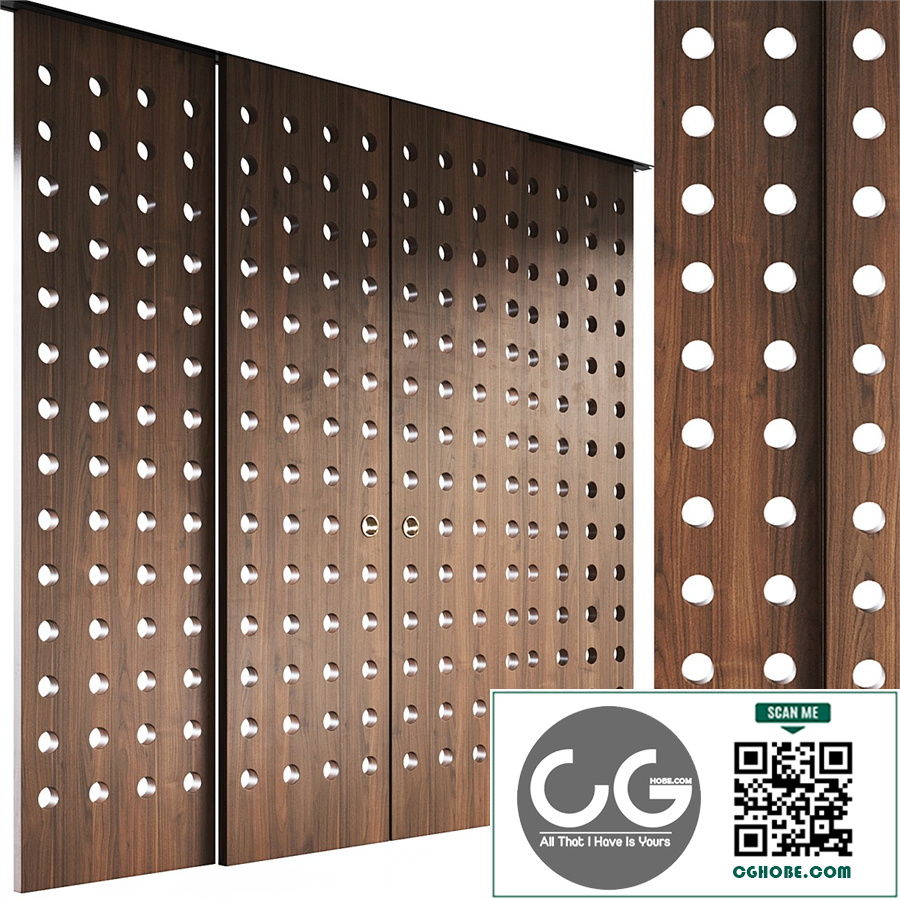 Decorative sliding partition Mobius