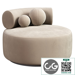 TUBE armchair white