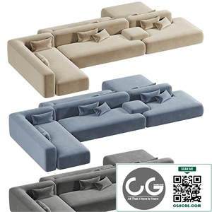 Modular sofa Lema Cloud PRO $7 Royalty free