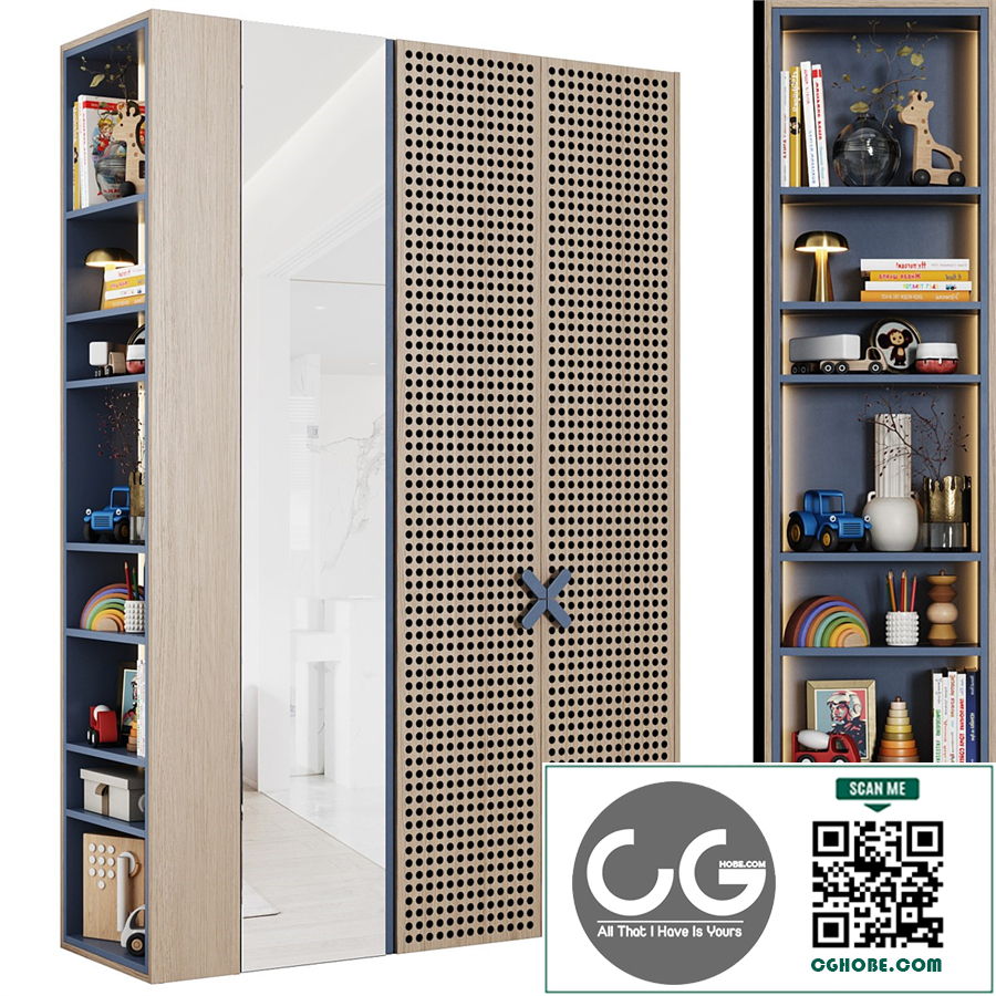 Modular children's wardrobe 03