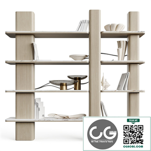 Carpanese Home Erice Bookshelf Rising