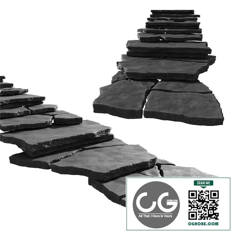 Slate staircase