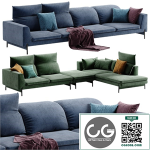 Ditre italia Kim High sectional sofa