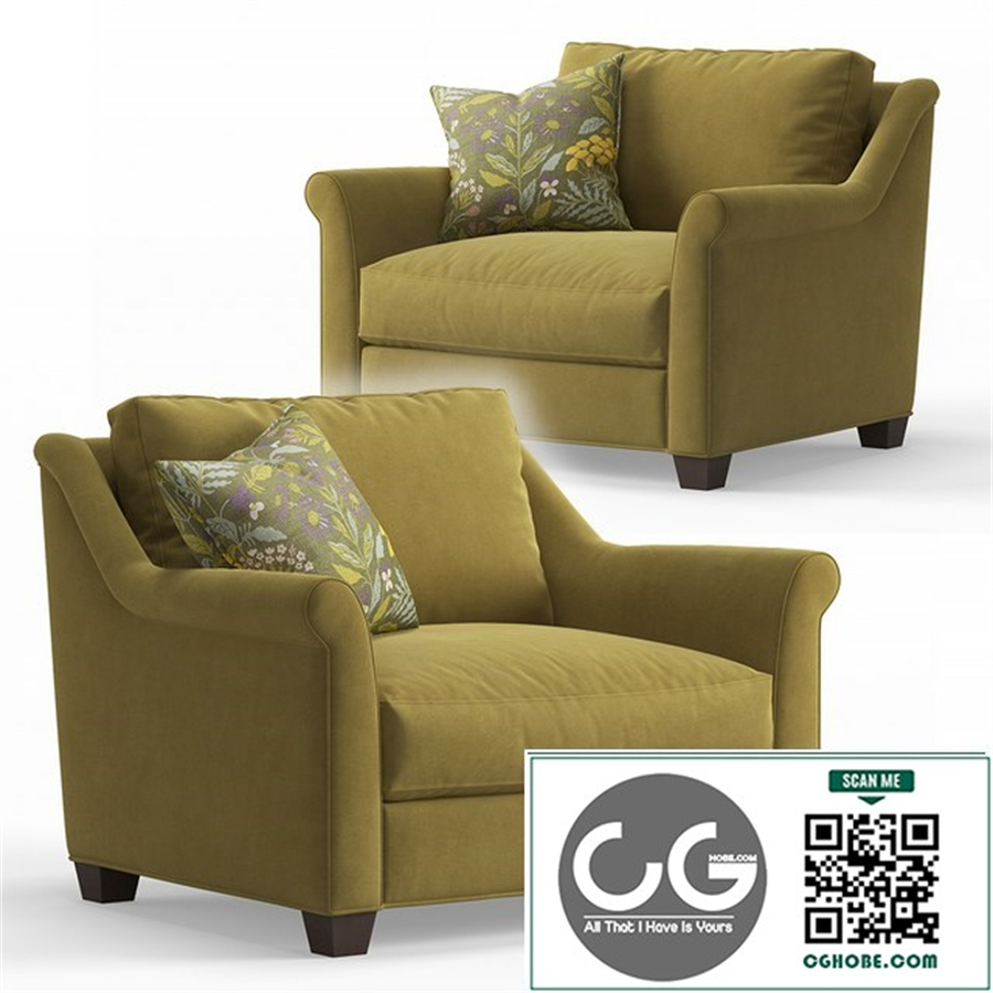 Shearson Armchair by Jonathan Louis