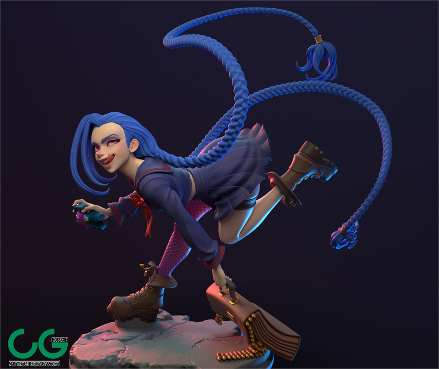 Jinx – 3D Print Model STL