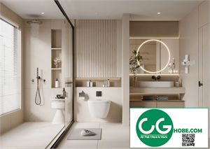 Modern bathroom 49 3d model