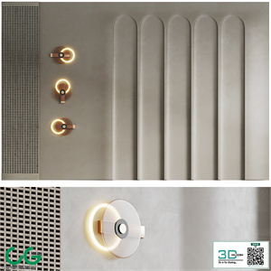 Decorative wall panel Coliseum (3 panels)