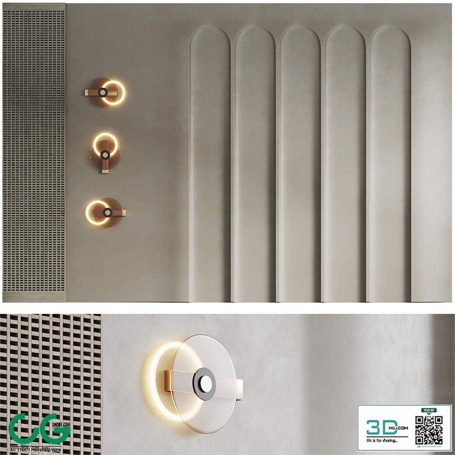Decorative wall panel Coliseum (3 panels)