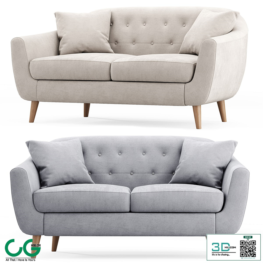 Stockholm 2-seater sofa